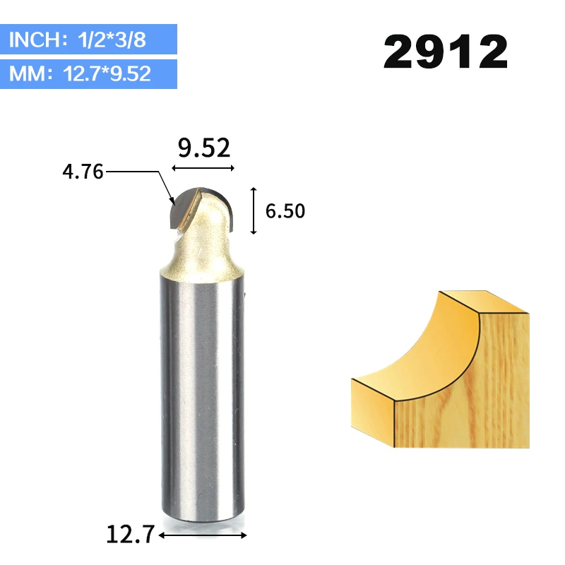 HUHAO 1 шт., двойная фреза для отделки кромки, долота для дерева, долота, карбид вольфрама, деревообрабатывающий концевой фреза 1/" 1/4", хвостовик, фреза - Длина режущей кромки: 2912