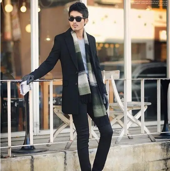 Delicate Design Man Thick Warm Coats Plus Size M-3XL Good Quality Outdoors Men Winter Fashion Black Long Trench Coat Delicate Design Man Thick Warm Coats Plus Size M-3XL Good Quality Outdoors Men Winter Fashion Black Long Trench Coat