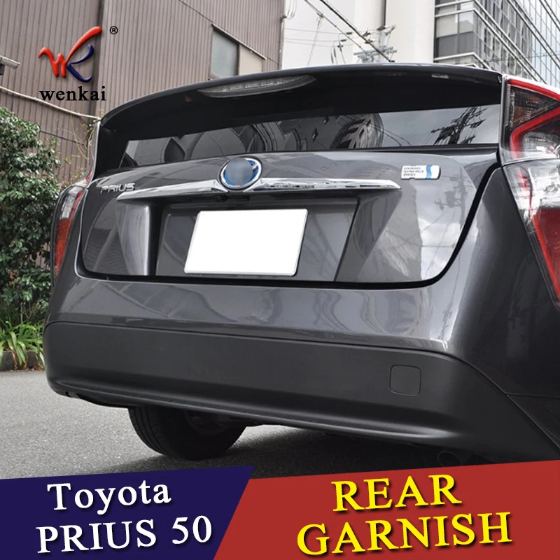 Для Toyota Prius ABS хром авто крышка багажника задняя крышка багажника Накладка протектор 2 шт