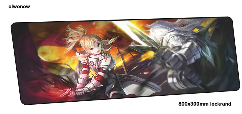 Fate Apocrypha коврик для мыши 80x30 см игровой коврик для мыши большой коврик для геймера High-end игровой компьютерный стол Клавиатура со встроенной