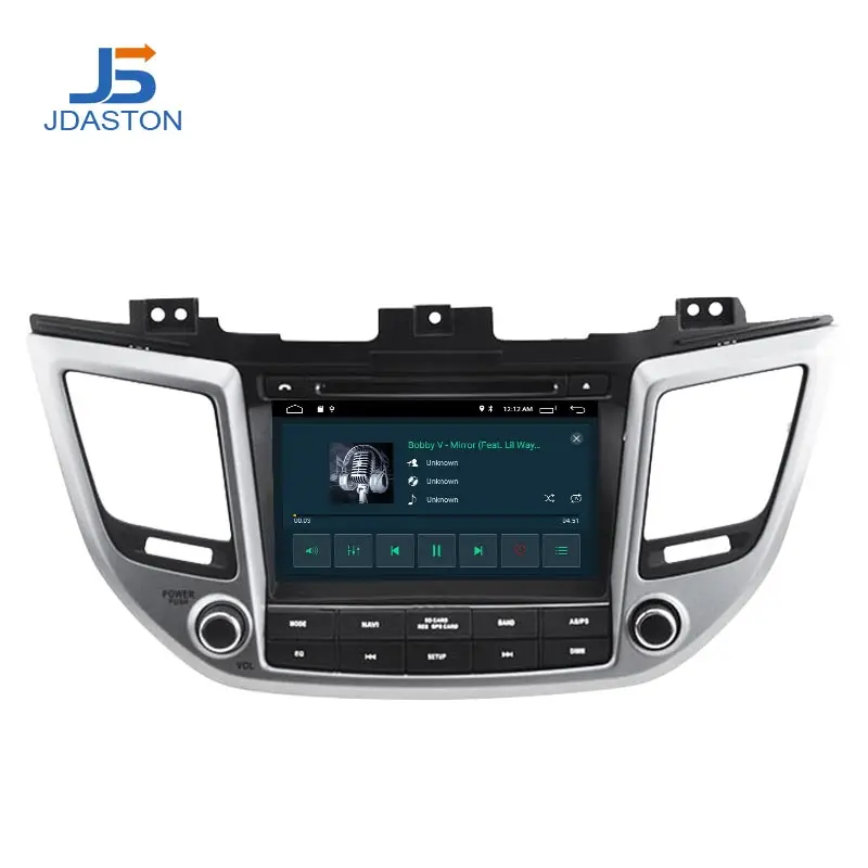 Cheap JDASTON Android 9.1 Car DVD Player For Hyundai Tucson/IX35 2015 2016 2017 Multimedia GPS Navigation 2 Din Car Radio Audio WIFI 1
