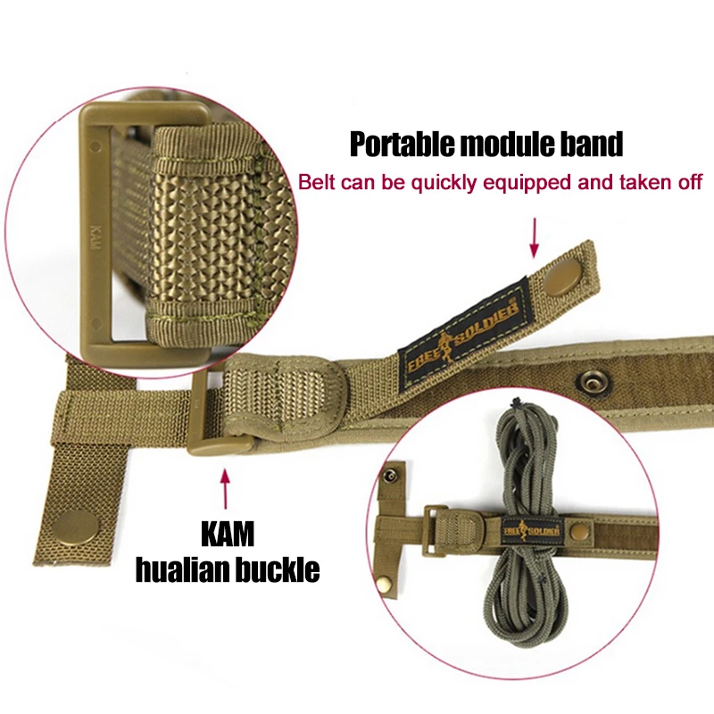 Тактический пояс Хэйин нейлоновый внутренний Военный на 1 5 дюйм малое всасывание