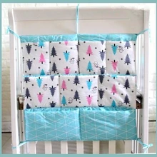 Акция! Мультфильм 62*52 см хлопок детская кровать висит сумка Детские Пеленки сумка для хранения новорожденных Детское постельное белье Организатор