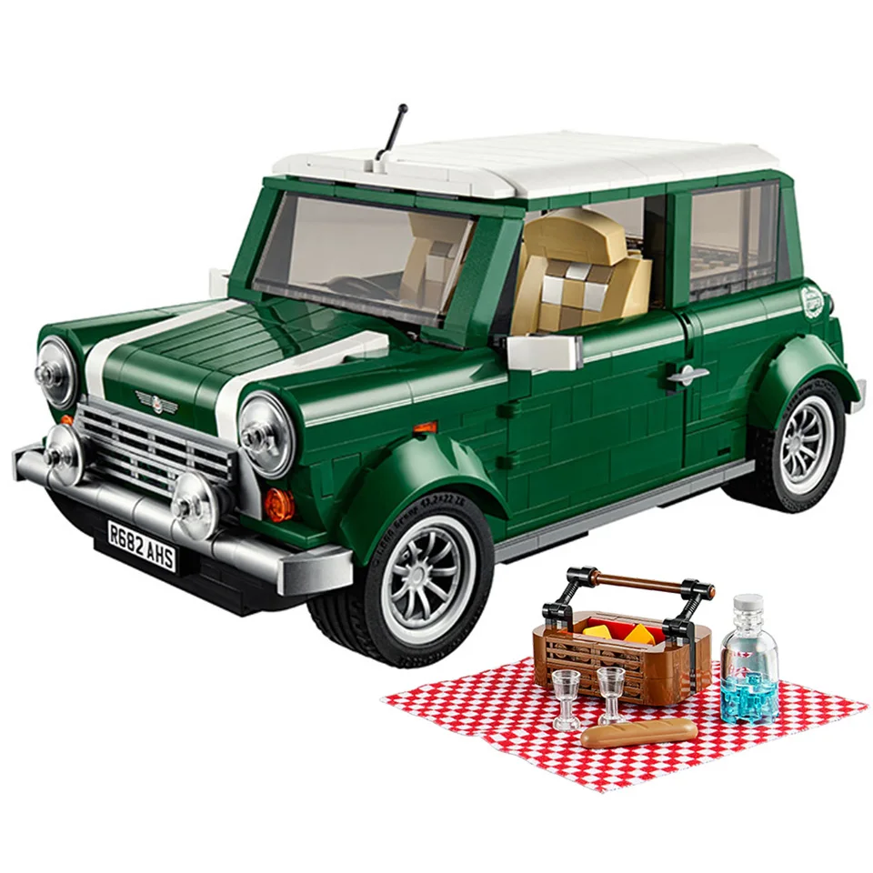 

Mini Cooper MK Car Compatible Legoing 10222 Creator Model Building Blocks 1151 Pcs Bricks Boys Gifts Toys For Children