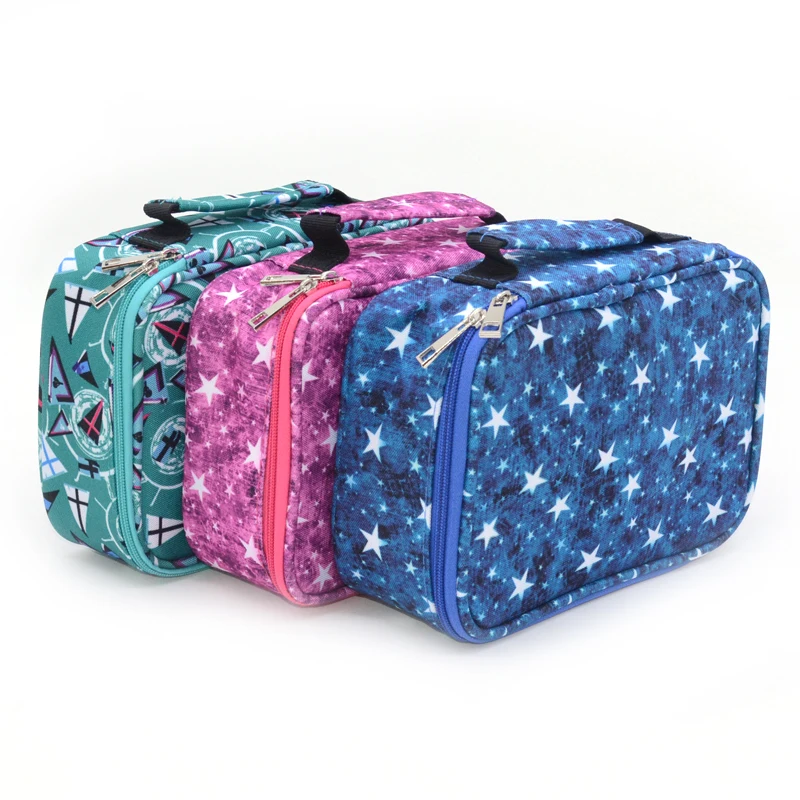 

72 Holes Scrub Star Pencil Case School Supplies Trousse Scolaire Stylo Estojo Escola School Kalem Kutusu Pencilcase Box Large