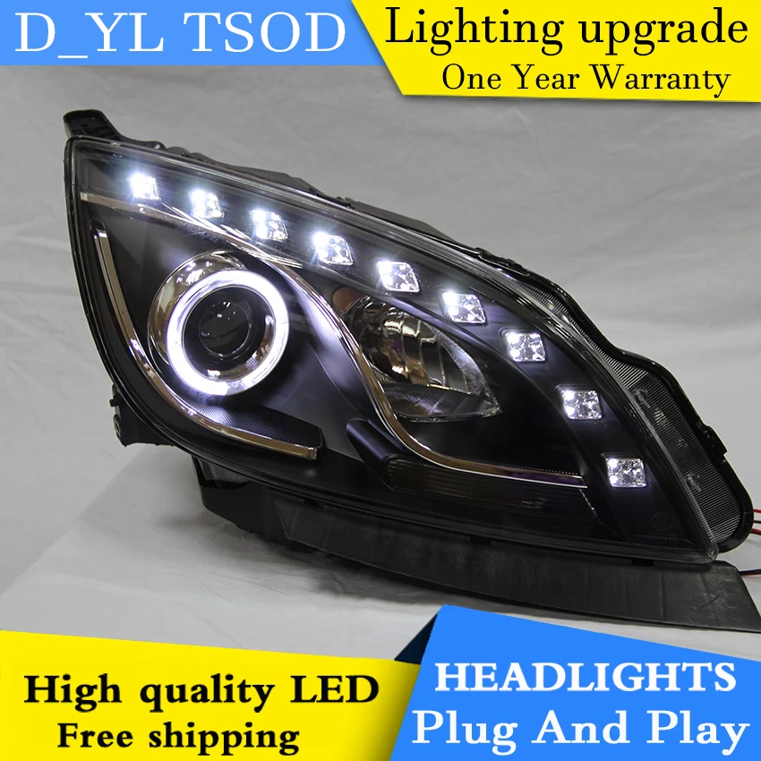 

DY_L Car Styling Head lamp for Buick Excelle GT 2009-2014 LED Headlight DRL H7/D2H HID Xenon bi xenon lens