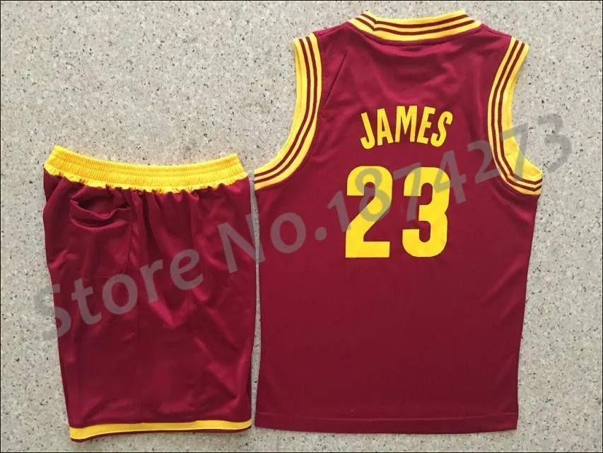 2014 New Hot Sale 23 Youth LeBron James Kids/youth Red Basketball
