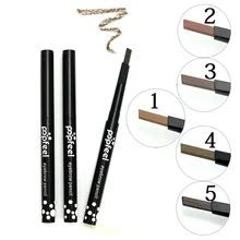 Popfeel одиночная головка автоматическая карандаш для бровей 5 видов цветов водостойкий макияж глаз набор для бровей инструмент BD011