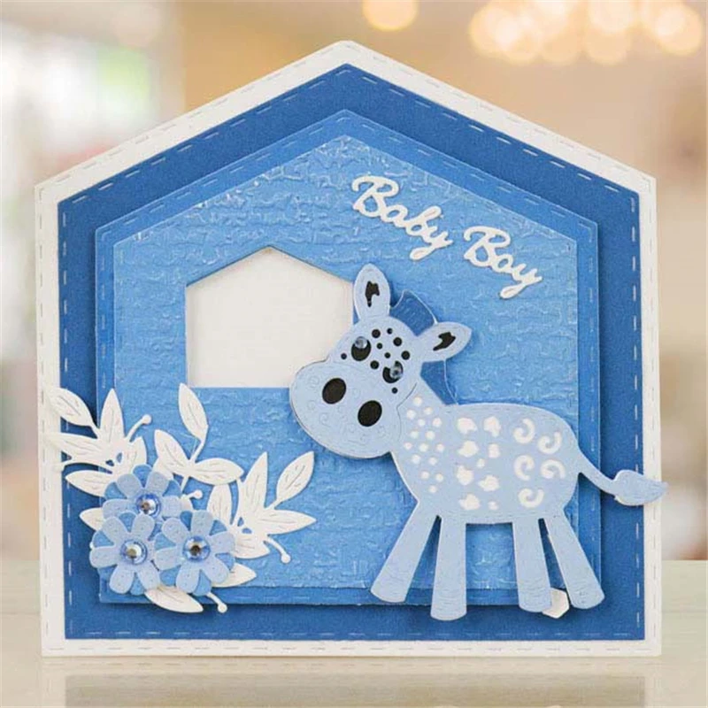 

Naifumodo Cow Dies Scrapbooking Metal Cutting New Dies for 2019 Animal Craft Dies Embossing Dies Cuts Card Making Stencils DIY