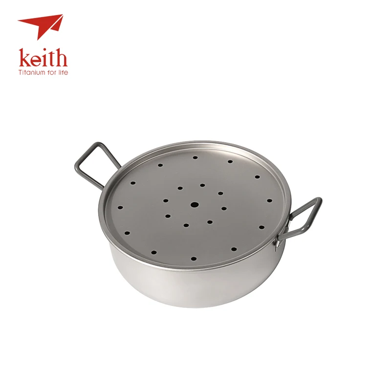 Keith titanio chino kongfu juego de té de lujo portátil taza acampar al aire libre senderismo Vasos y copas ultraligero sólo 570G ti3900