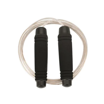 

Professional Black Bearing Weight Skip Rope With PVC Rope PP Handle Lose Weight Aerobic Fitnesss Equimpment Exercise Workout