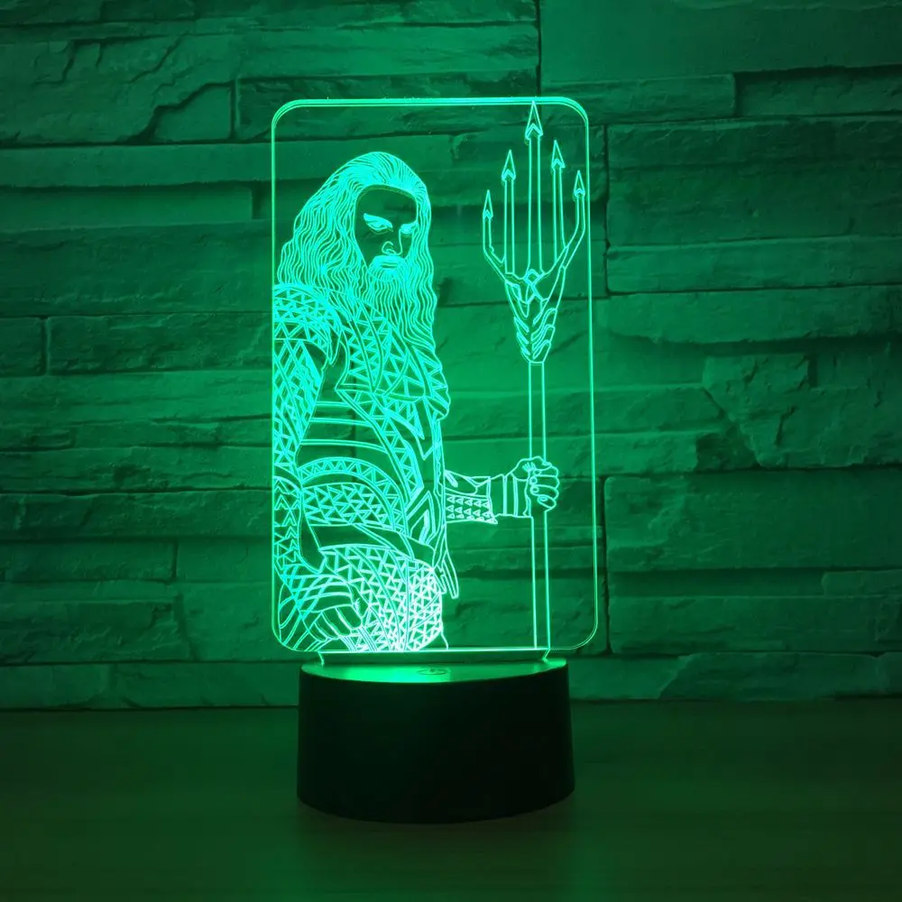 جديد منضدة صغيرة تزين المادة الإبداعية ثور 3D البصرية اللون نوم فانوس جو هدية لإرسال الأطفال و عاشق Y17