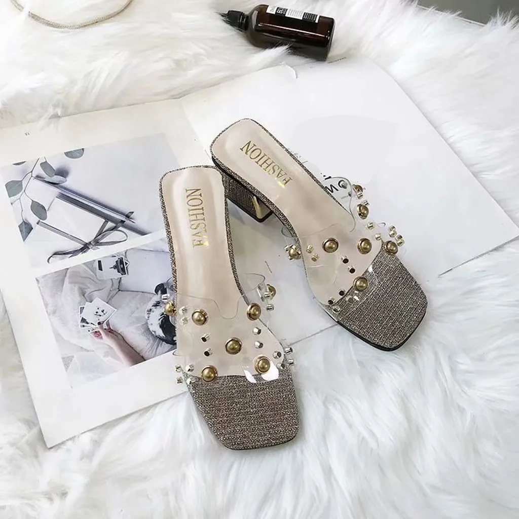SAGACE/повседневная женская обувь Сезон лето Zapatos Прозрачные открытые сандалии с