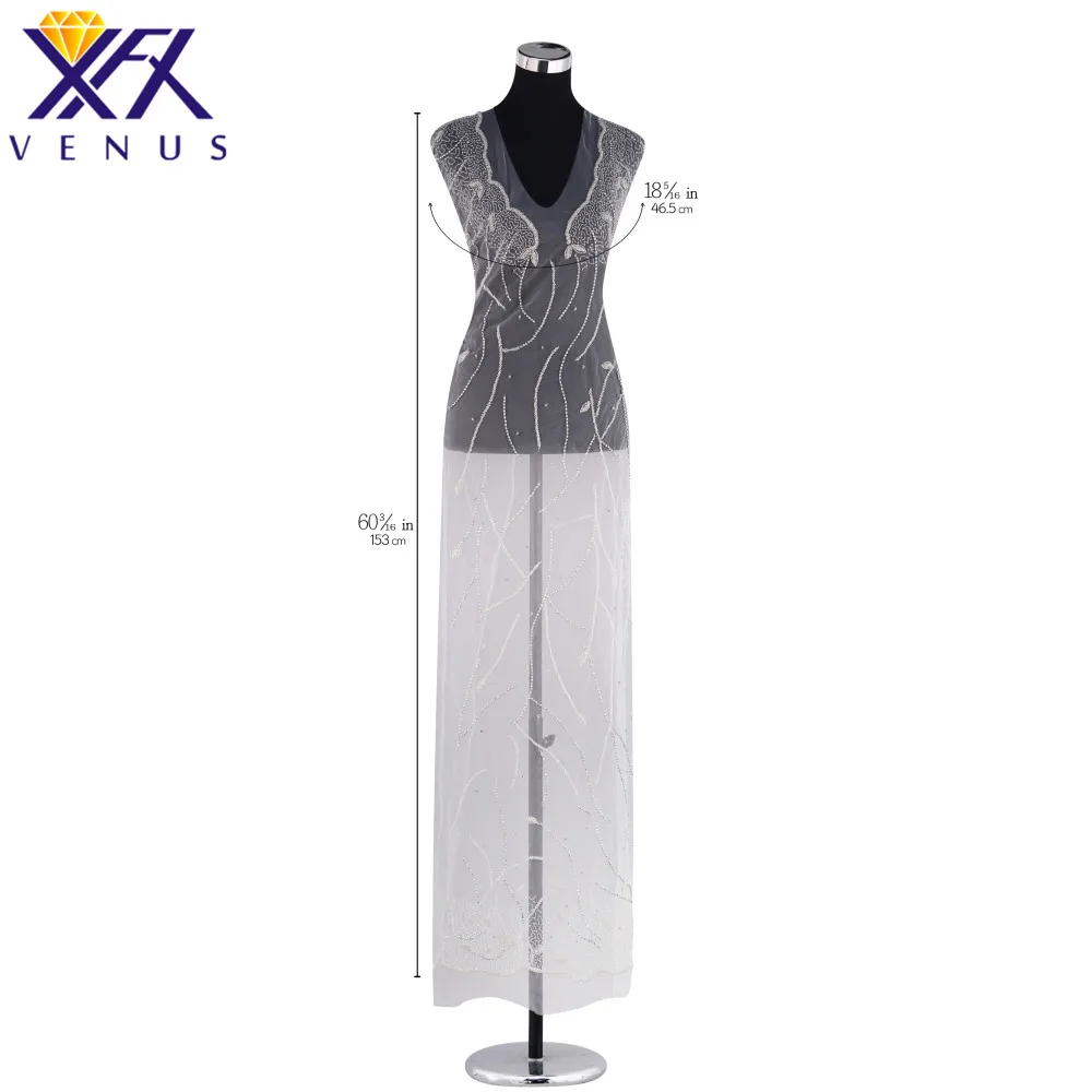 

XINFANGXIU Unique Pure Handmade Sew on Rhinestones Patch Crystal Bridal Dress Accessory ,Sewing Crystal For Evening Dress