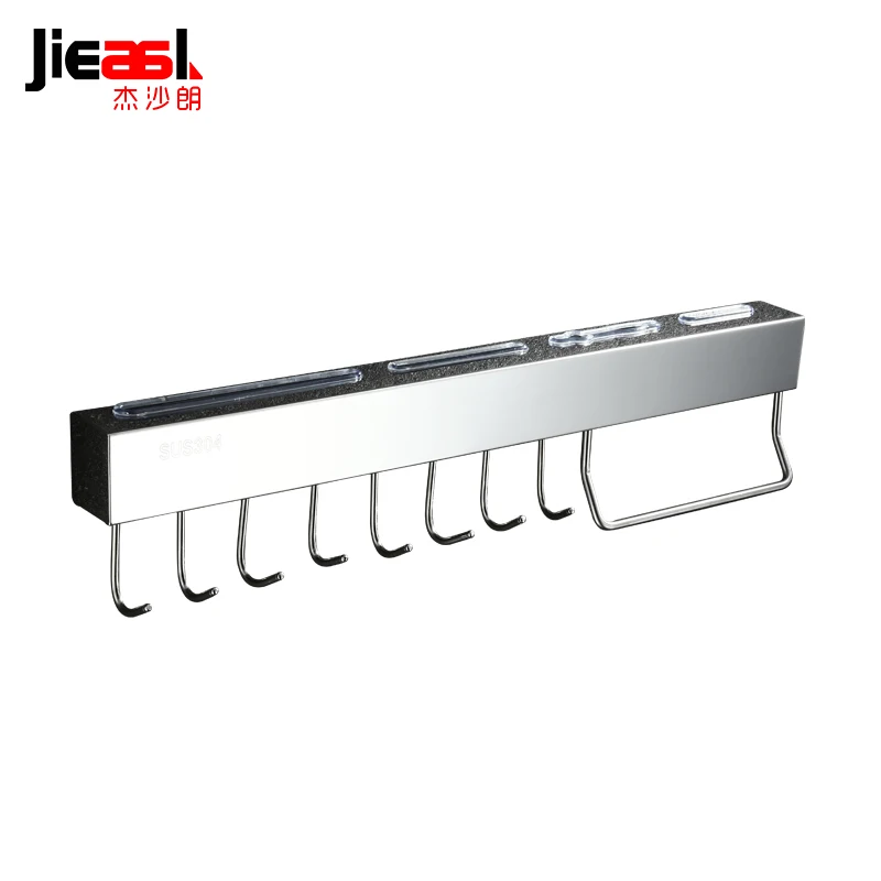  Jieshalang Knife Racks Spice Rack Stainless Steel Pendant Kitchen Racks Tool Storage Rack Wall Hook - 32844593908