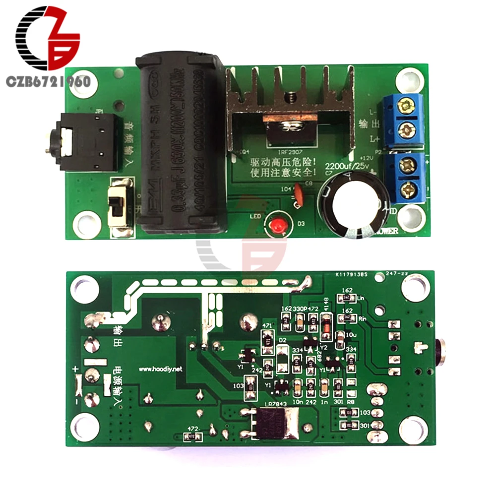 

20KV High Voltage Generator ZVS Tesla Driver Plate Parts Board Module DIY Kit