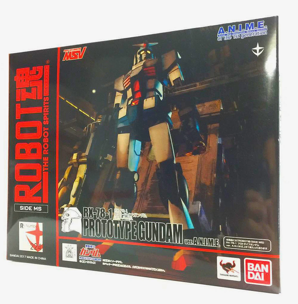 Подлинный Bandai Tamashii нации Робот Духи № 224 мобильный костюм Gundam RX 78 1 прототип ver.