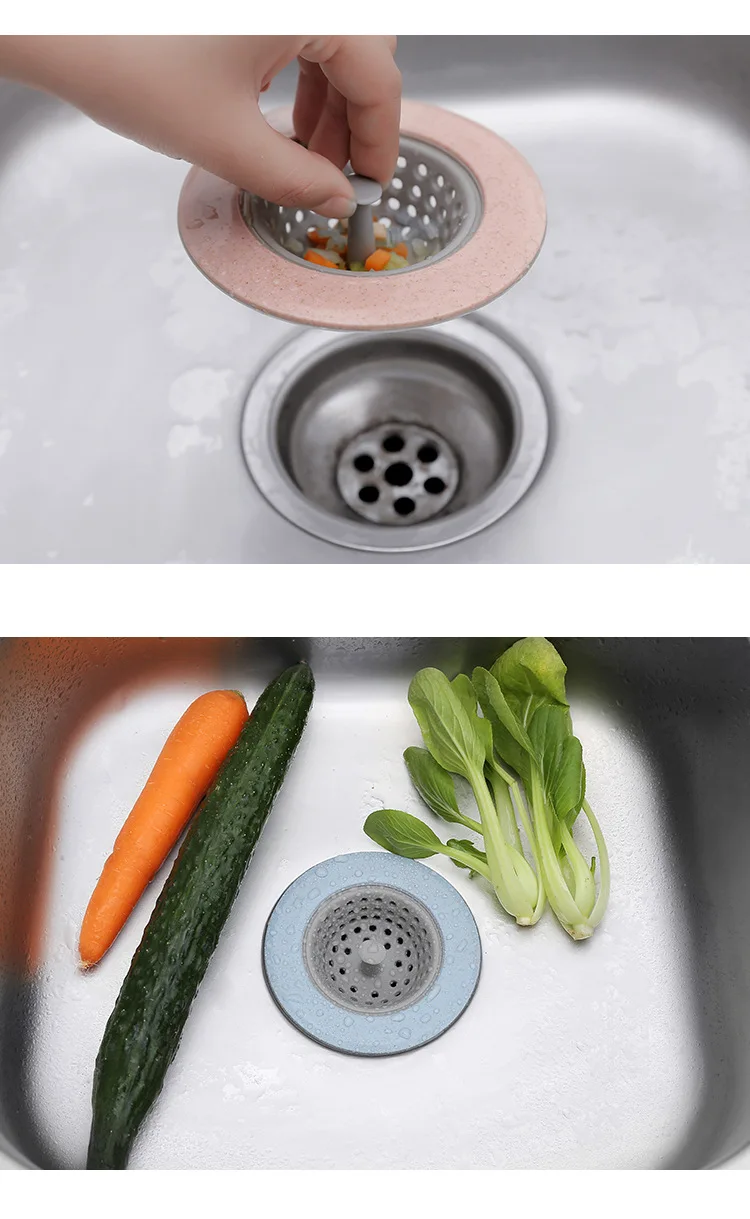 Кухонная силиконовая раковина для сбора стопор для ванной пол Штепсель Фильтр Сливной канализационный фильтр для волос кухонные аксессуары гаджеты