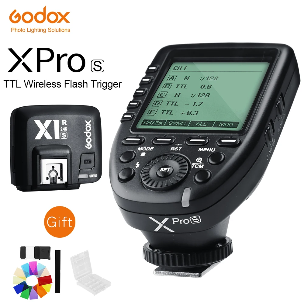 В наличии GODOX XPro S TTL 2 4G беспроводной высокоскоростной синхронизатор X system Trigger + Godox