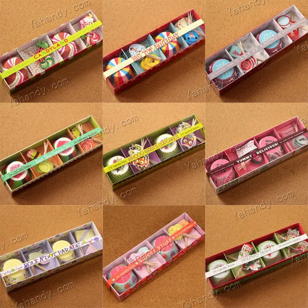 Wholesale 50 sets Cupcake Decoration Kit 24 Cupcake Liners & Toppers