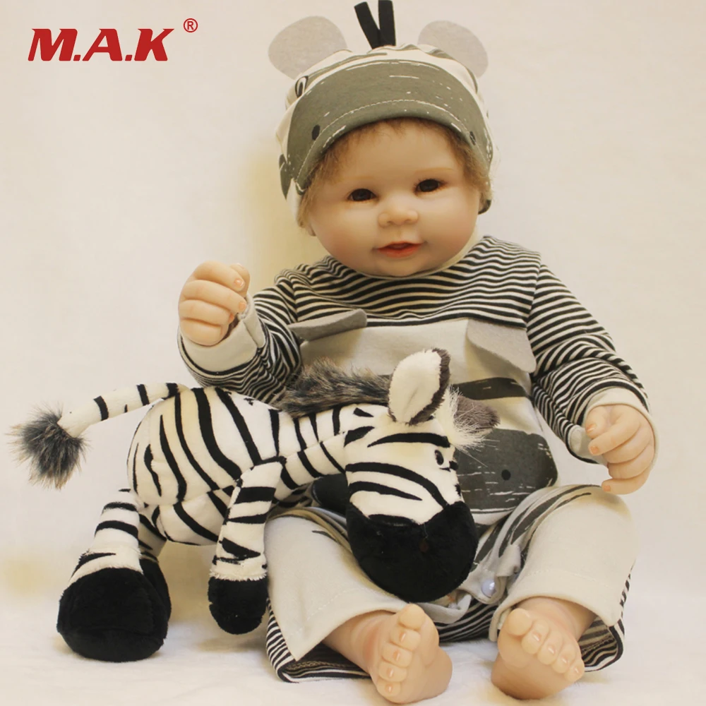 

20 Inches Silicone Reborn Baby Doll kids Playmate Gifts For Children Baby Alive Soft Toys For Bouquets Doll Reborn