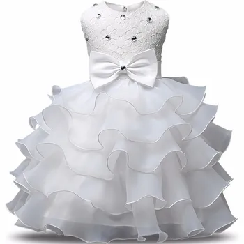

Girl Dress Elegant formal Princess Dress of Girls For Wedding Flower Girl Dresses With Baby Girls Children Christmas Dress