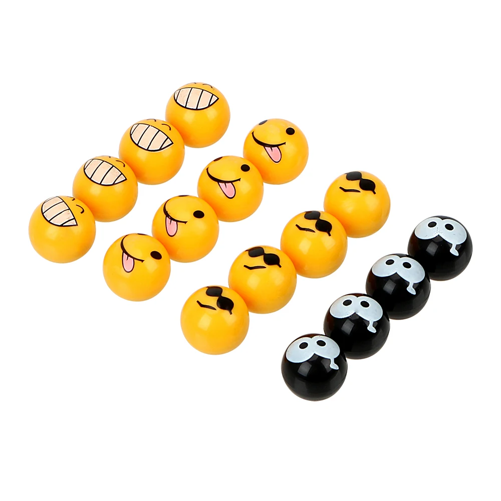 

LEEPEE Air Cap Car Wheel Dust Covers Tyre Accessories Tire Valve Caps Universal 4 Pieces/Set Car-styling Cute Face Ball