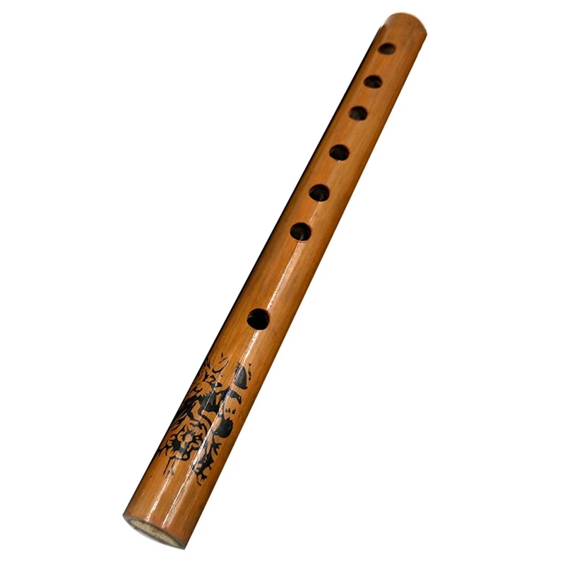 1 шт. Китайская традиционная 6 отверстий бамбуковая флейта Вертикальная флейта кларнет студенческий музыкальный инструмент деревянный цвет