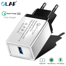 Carregador usb carga rápida 3.0 qc 2.0 usb do telefone móvel carregamento rápido plugue da ue adaptador de energia para iphone ipad samsung xiaomi carregador