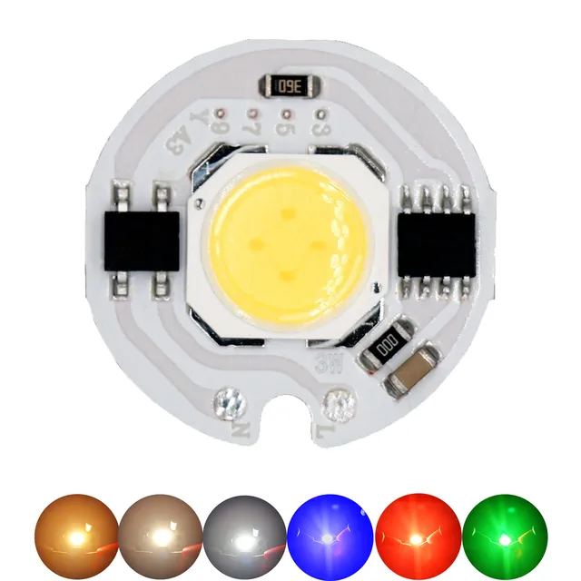 LED COB Chip SMD Light Emitting diode 3W 5W 7W 9W 15W RGB LED AC220V No
