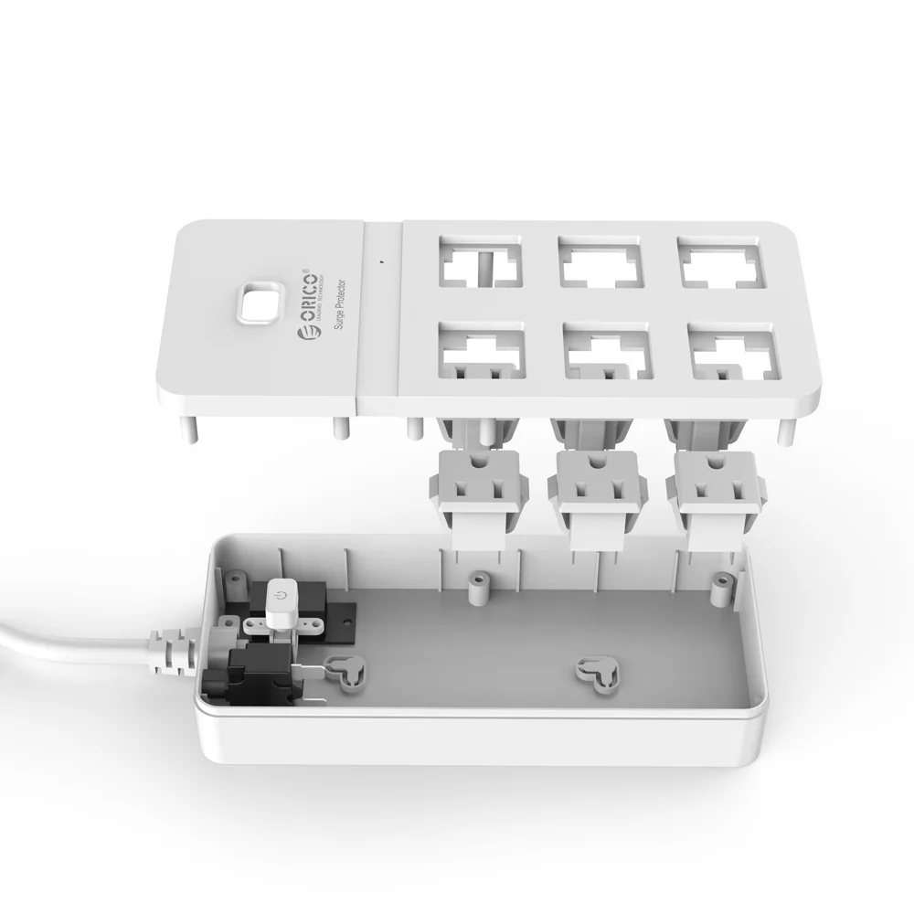 ORICO SPT USB разъем для защиты от перенапряжения с usb полоской IC дома и офиса 4/6/8/10