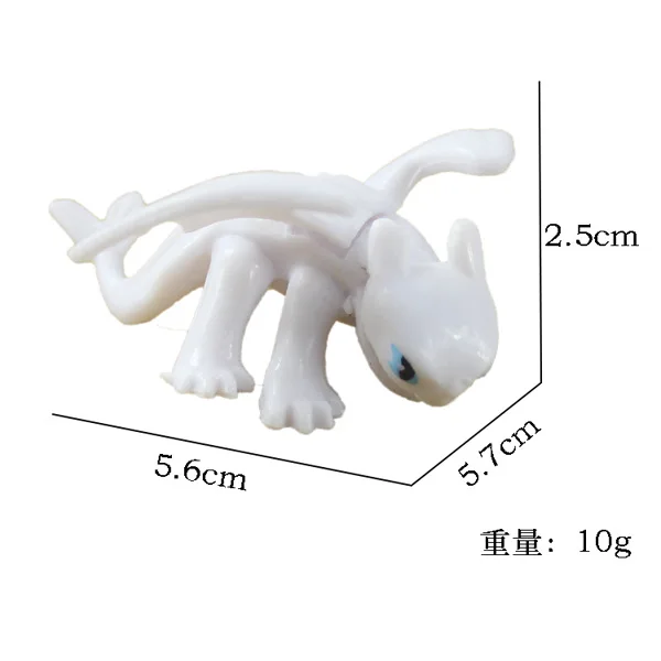 2.5cm How to Train Your Dragon Light Fury Toothless Action figure White Dragon Toys For Children Birthday Gifts 2.5cm How to Train Your Dragon Light Fury Toothless Action figure White Dragon Toys For Children Birthday Gifts