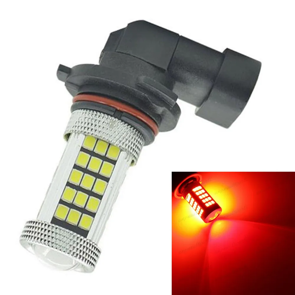 

Car Vehicle 9006 HB4 2835 63 SMD 1200Lm Red Bulb Fog Light Headlights For DRL 6000K 12V 24V Bright Than 33 SMD