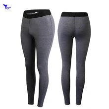 Сухие облегающие Женские компрессионные штаны для йоги, дышащие эластичные колготки для бега, впитывающие влагу Штаны для спортзала, фитнеса, бега, леггинсы, брюки