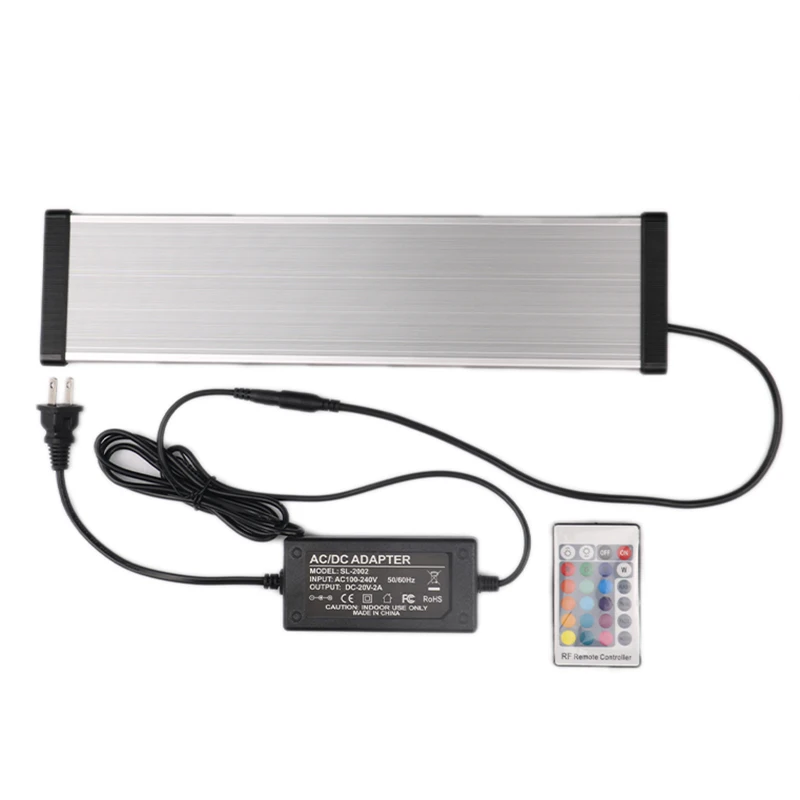 

Aluminum alloy LEDs Aquarium Lighting Aquatic Plant Light 80-100CM Extensible Waterproof Clip on Lamp For Fish Tank remote