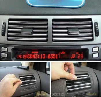 

3M U Style Car Styling Interior Decoration Strips Air Conditioning Outlet For SUBARU Forester 2014 2016 2009 Outback impreza