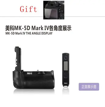 

MEIKE 5D4Battery Grip Holder for Canon EOS 5D Mark IV Camera Replace as Battery Grip