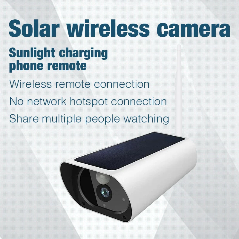 

SmartYIBA Wifi Wireless Solar CCTV IP Camera 1080P HD Surveillance Camera Alert Message Pushing Support Multiple APP Users