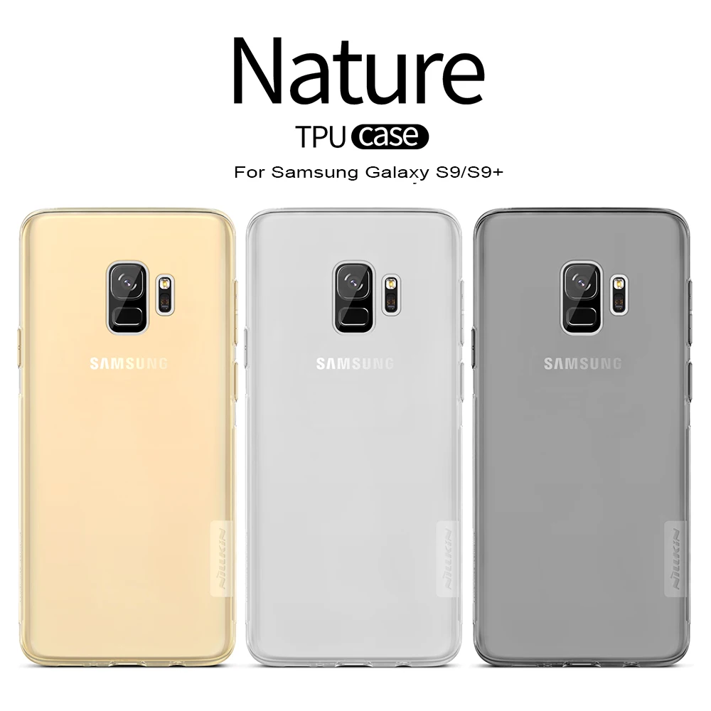 ТПУ чехол для Samsung Galaxy S9 Plus Nillkin nature прозрачный мягкий Силиконовый защитный samsung