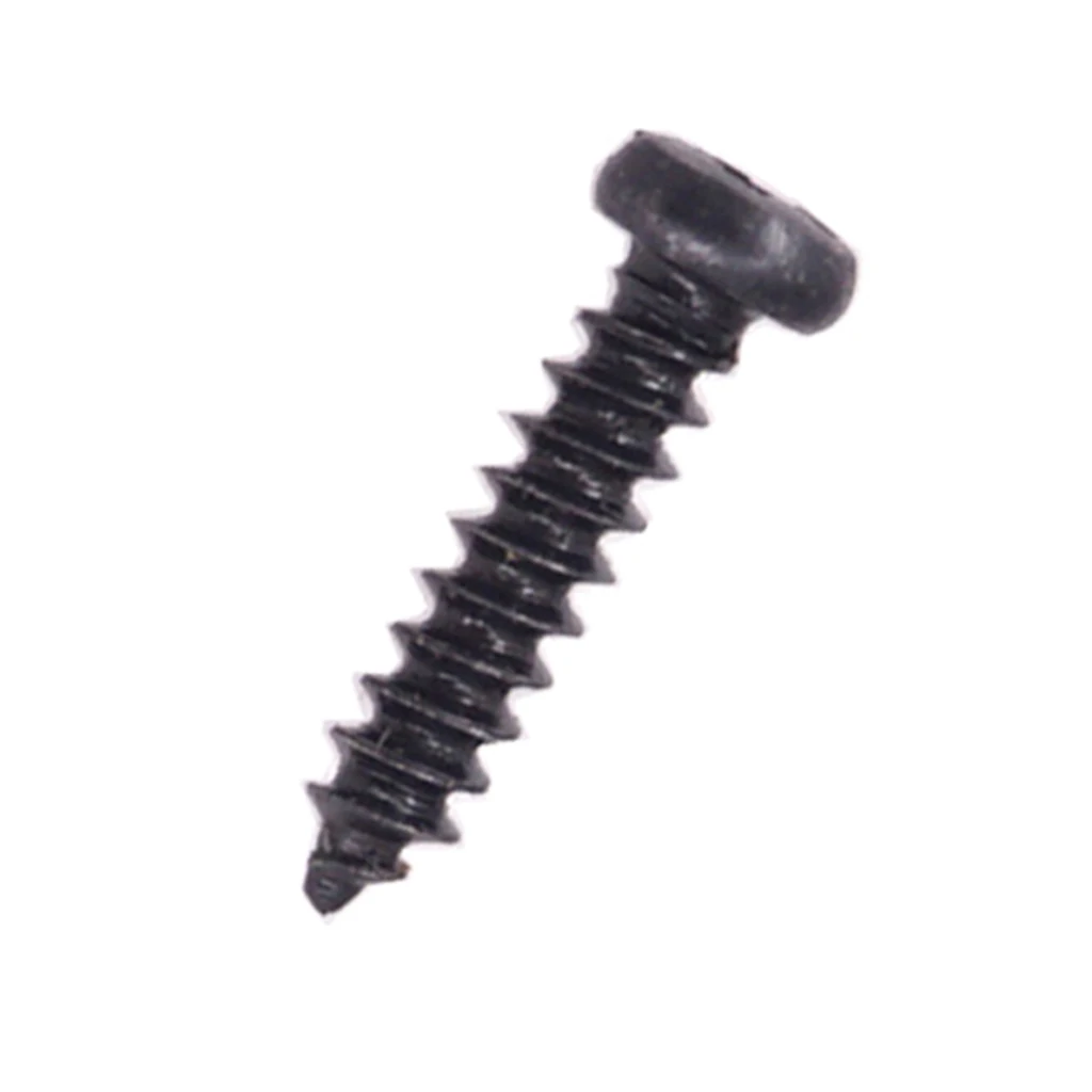 Durable Pack of 2 Black Electric Guitar Roller String with Screws Musical Instrument Parts