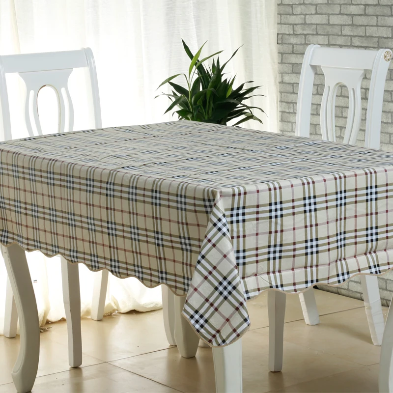 Pvc table cloth waterproof disposable plastic dining table cloth coffee