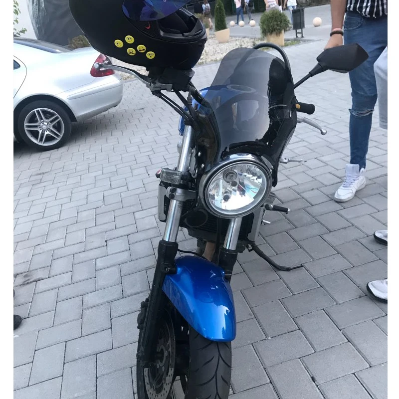 Экран ветрового стекла мотоцикла для Kawasaki ER5 ZRX1100 ZRX1200 ZRX400 ZR7 ZR750 ZR550 Zephyr 750 550 темно