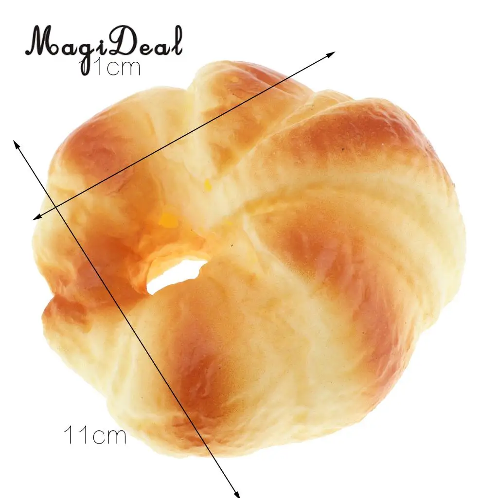 MagiDeal Artificial French Loaf Bread - Decorative Foam Food Fake Bread Desserts Car Bolster Kids Pretend Toy Games Play Props	