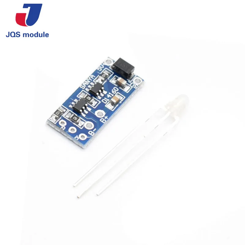 

Dual TP4057 Li-ion Lithium Battery 1A LED Charging Board