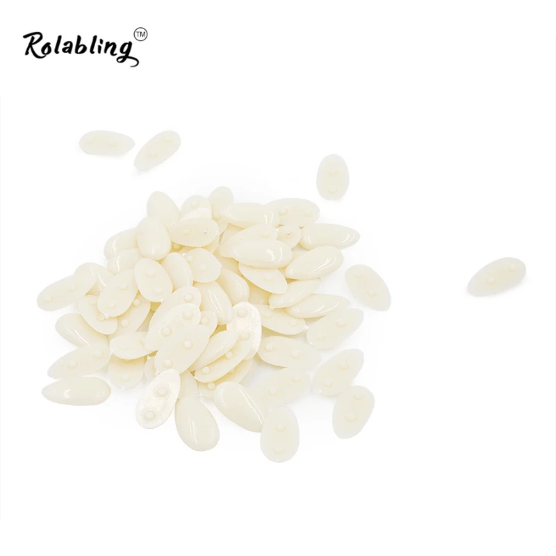 

Hot Sale 100PCS Water Droplets Natural False Nail Tips Manicure Tool Nail Art Display Practice Fingernails Display