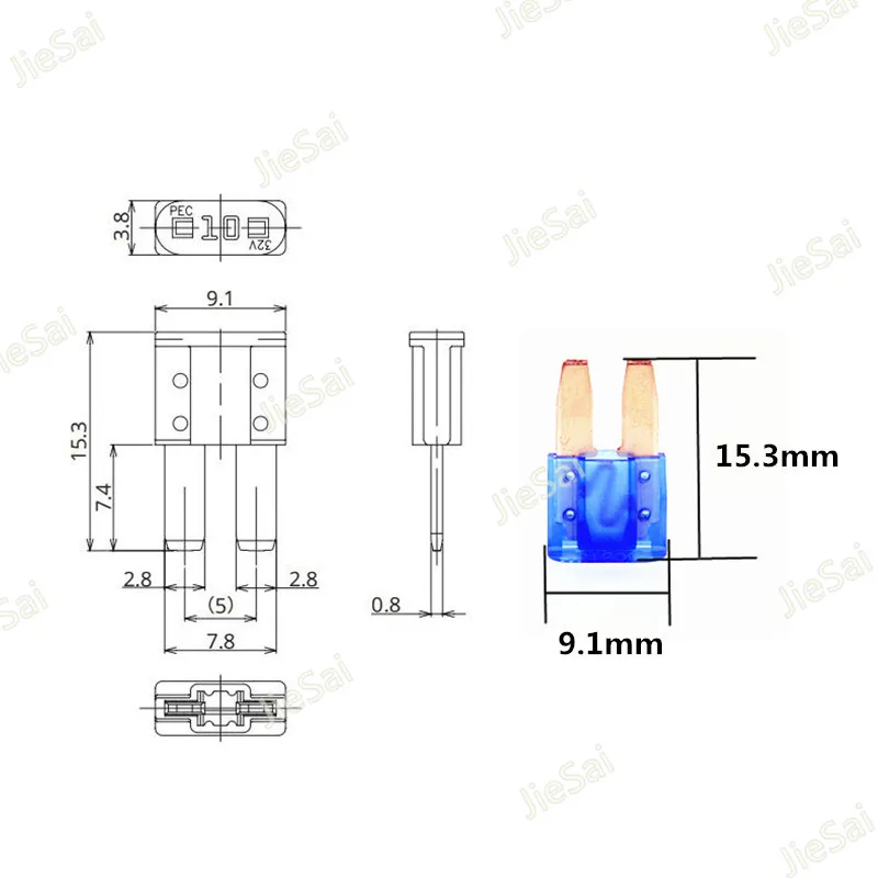 5 stücke add-a-circuit auto adapter micro 2 klinge sicherung halter apt atr  sicherungen tap micro sicherung halter auto sicherungen spalter zubehör -  AliExpress