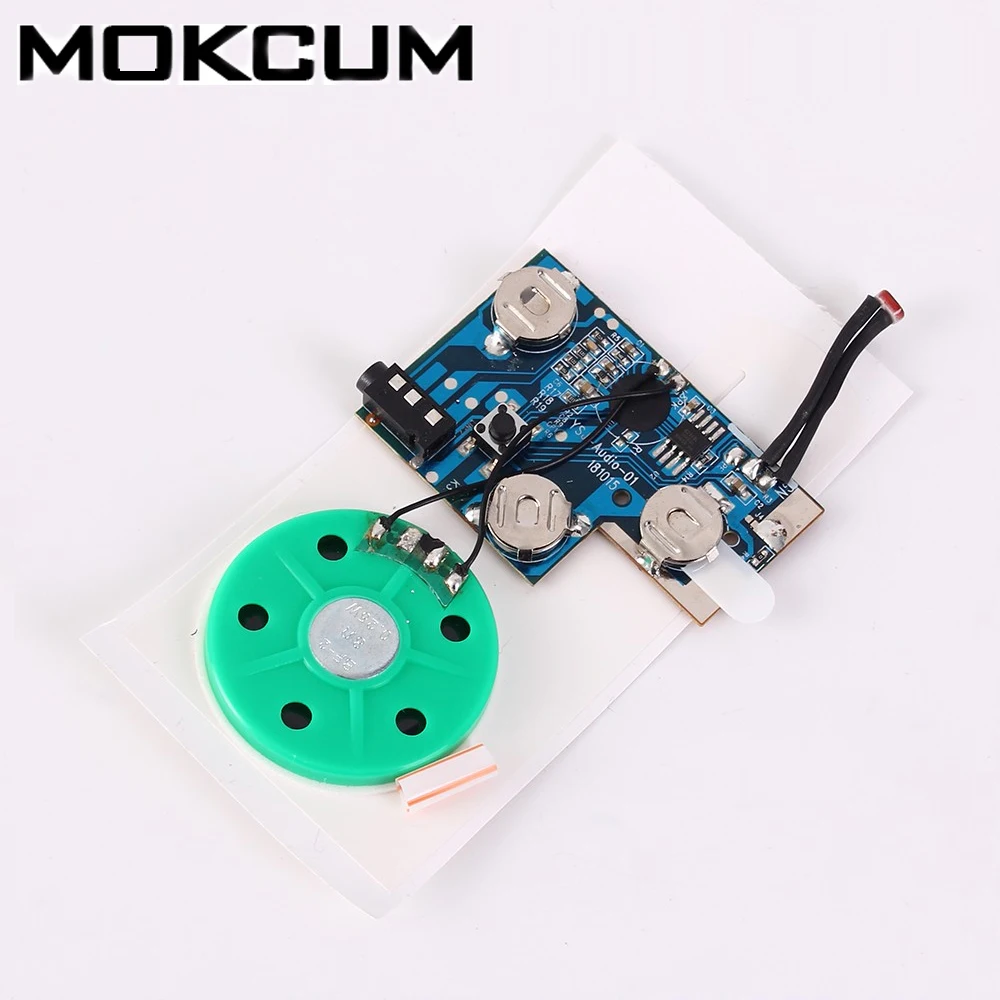

Buttom control Recordable Voice Module 120S Greeting Card Music Sound Talk Chip Phone player audio line recording DIY kit