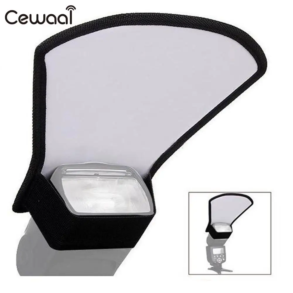 

Cewaal Camera Flash Diffuser Reflector Bounce Card Diffuser External Softbox Speedlite Photography DSLR Camera Accessories