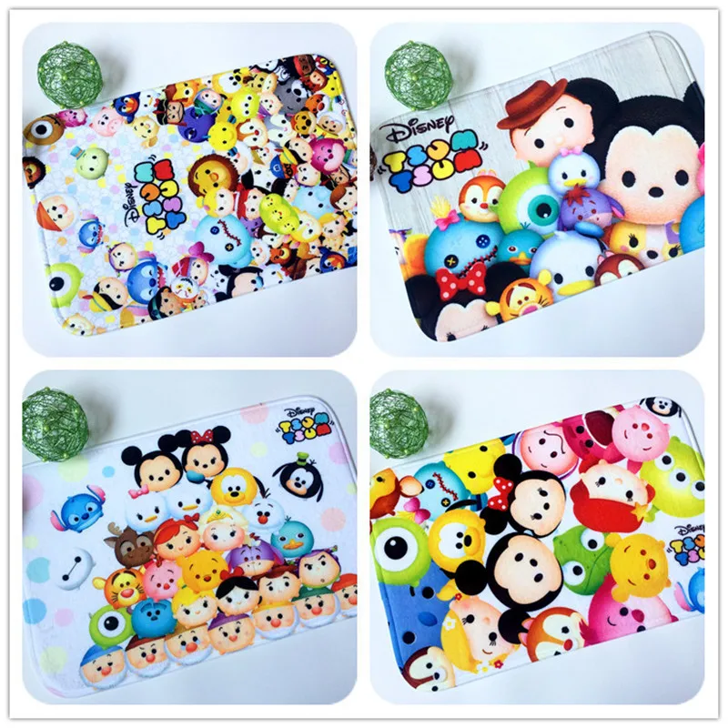 

Disney cartoon mat Mickey Minnie children carpet super soft sponge absorbent pad bathroom mat Kitchen bedroom living room