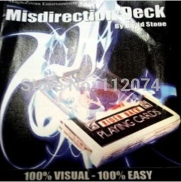 

Misdirection Deck Magic Tricks Comedy Close Up Magic Card Magic Gimmick Illusion Accessories Props For Professional Magicians